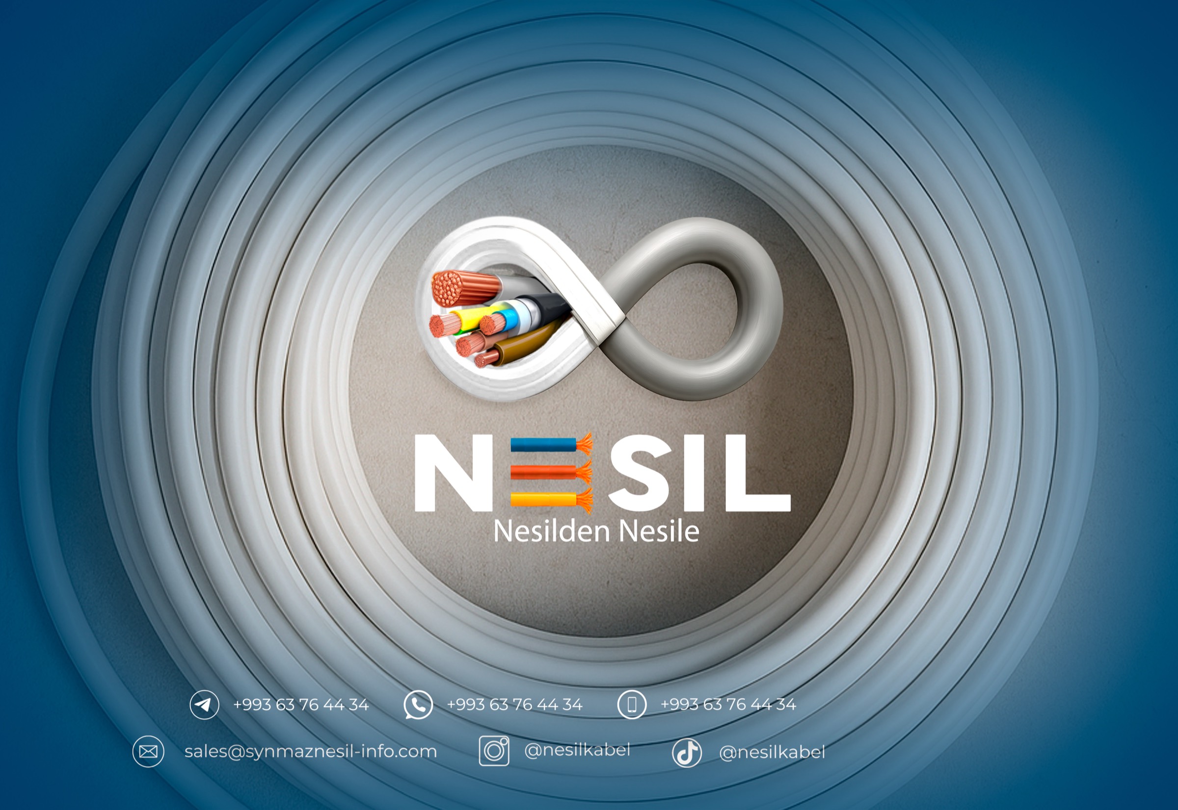 Cable extrusion line inside a Nesil Cabel manufacturing plant